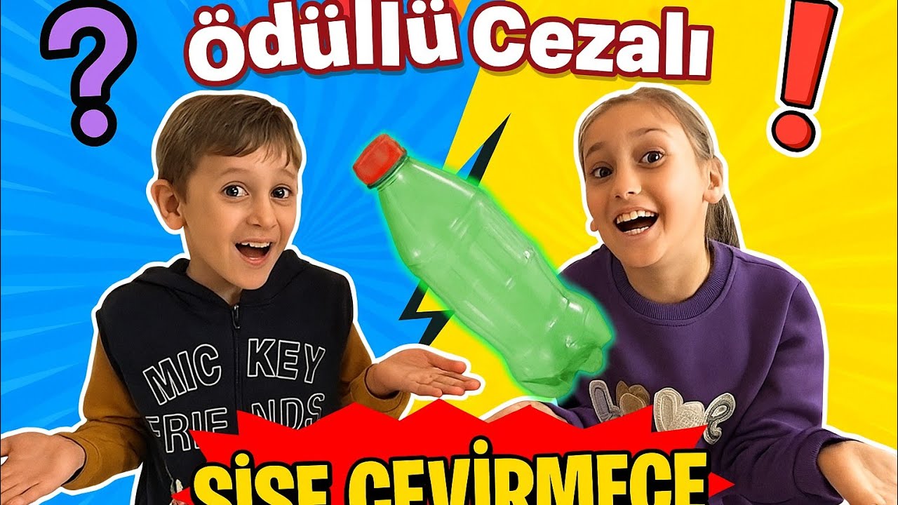 Ödüllü cezalı Şişe çevirme challenge 🍾♻️ !!??☆♡/ gökçe umut eray