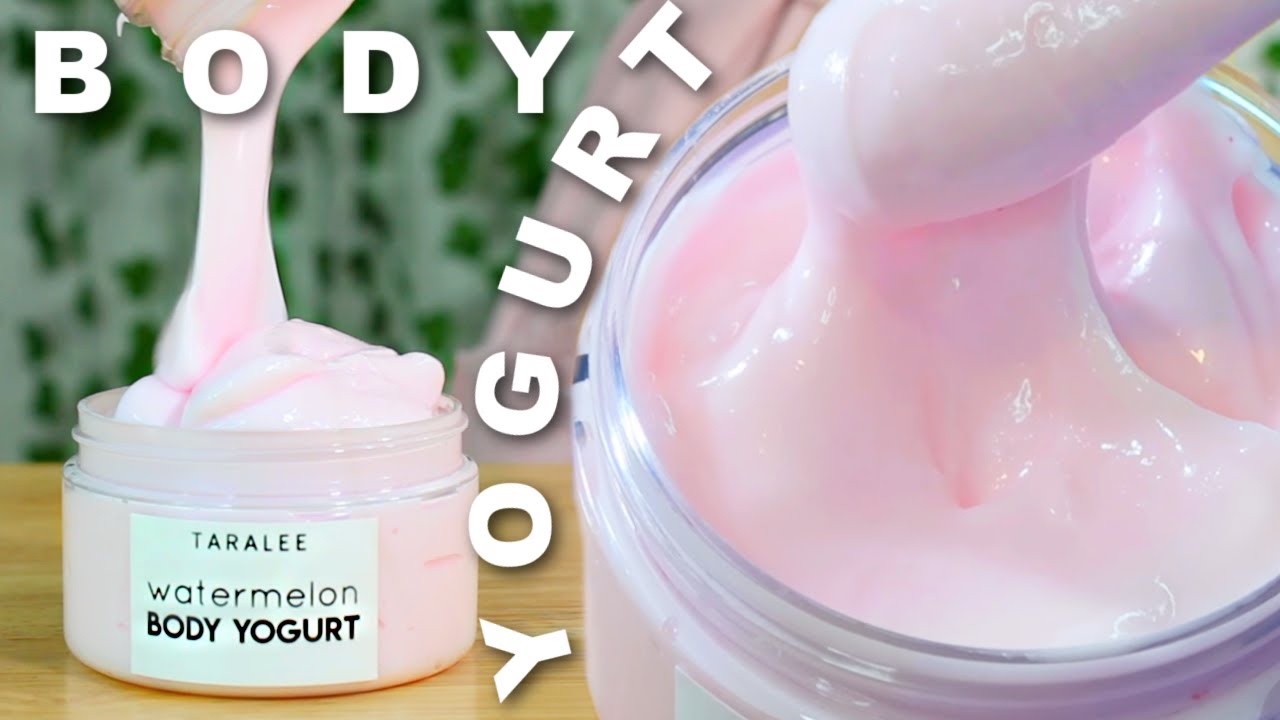 How to Make Watermelon Body Yogurt - The Body Shop Dupe