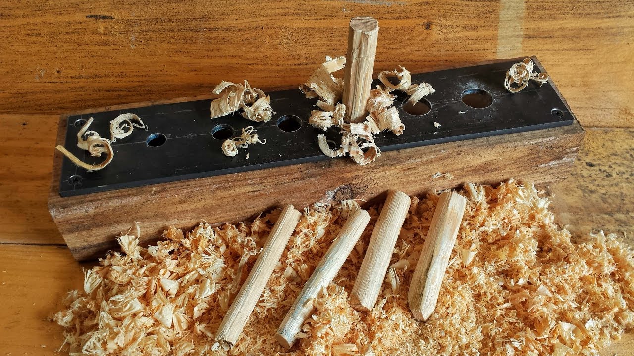 Holzn&auml;gel selber herstellen - DIY - Holzd&uuml;bel 🔩