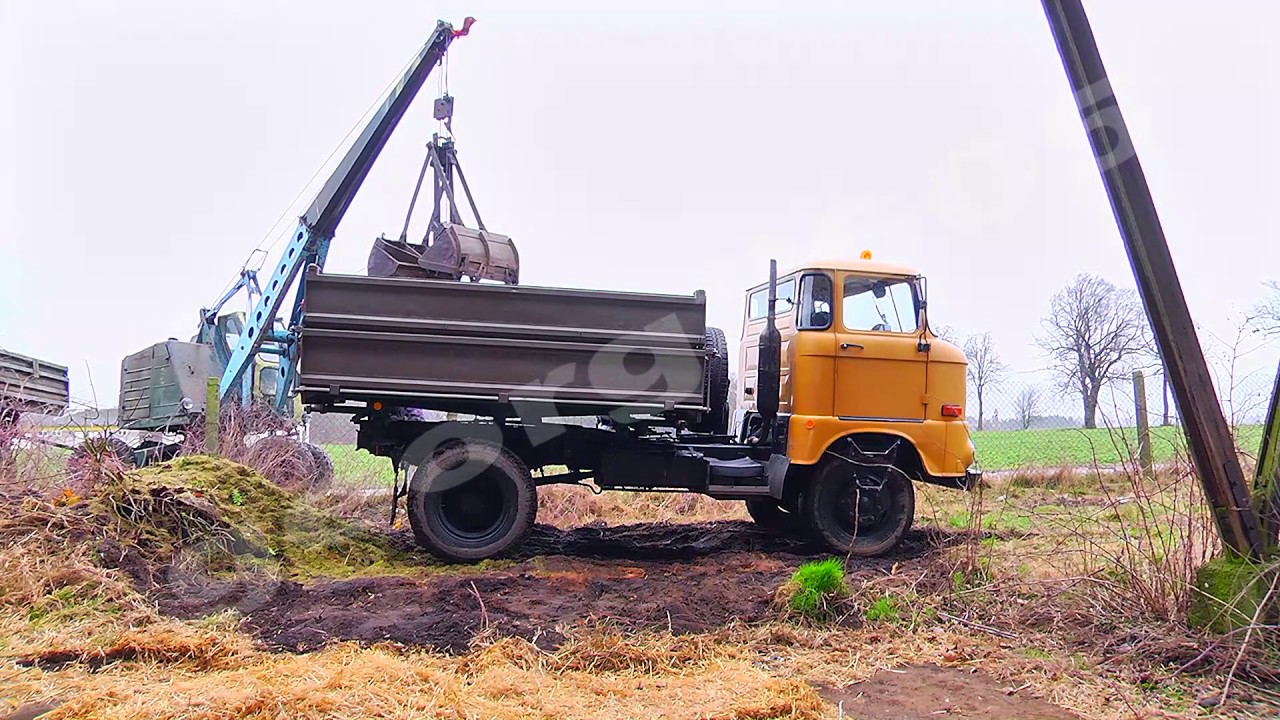 Weimar T-172 / IFA W50 ( Baggertest nach Jahrzehnten )