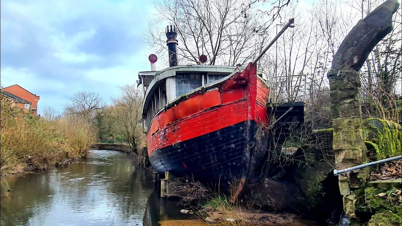 Lost Steam Party Boat Restaurant Revealed! Discover Congleton's Abandoned Wonder