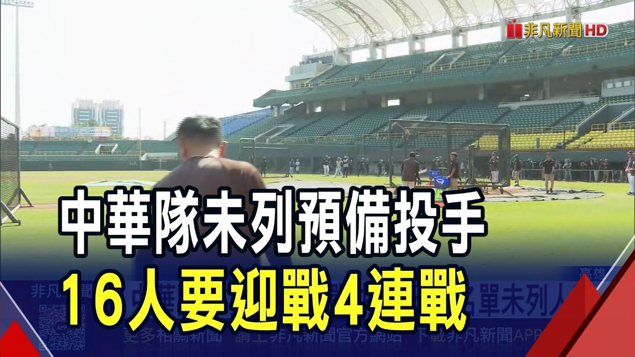 外媒一面倒看衰中華隊!陳傑憲:不在乎外界眼光... 中華隊未列預備投手 曾豪駒:無傷兵不會更動名單｜非凡財經新聞｜20260213
