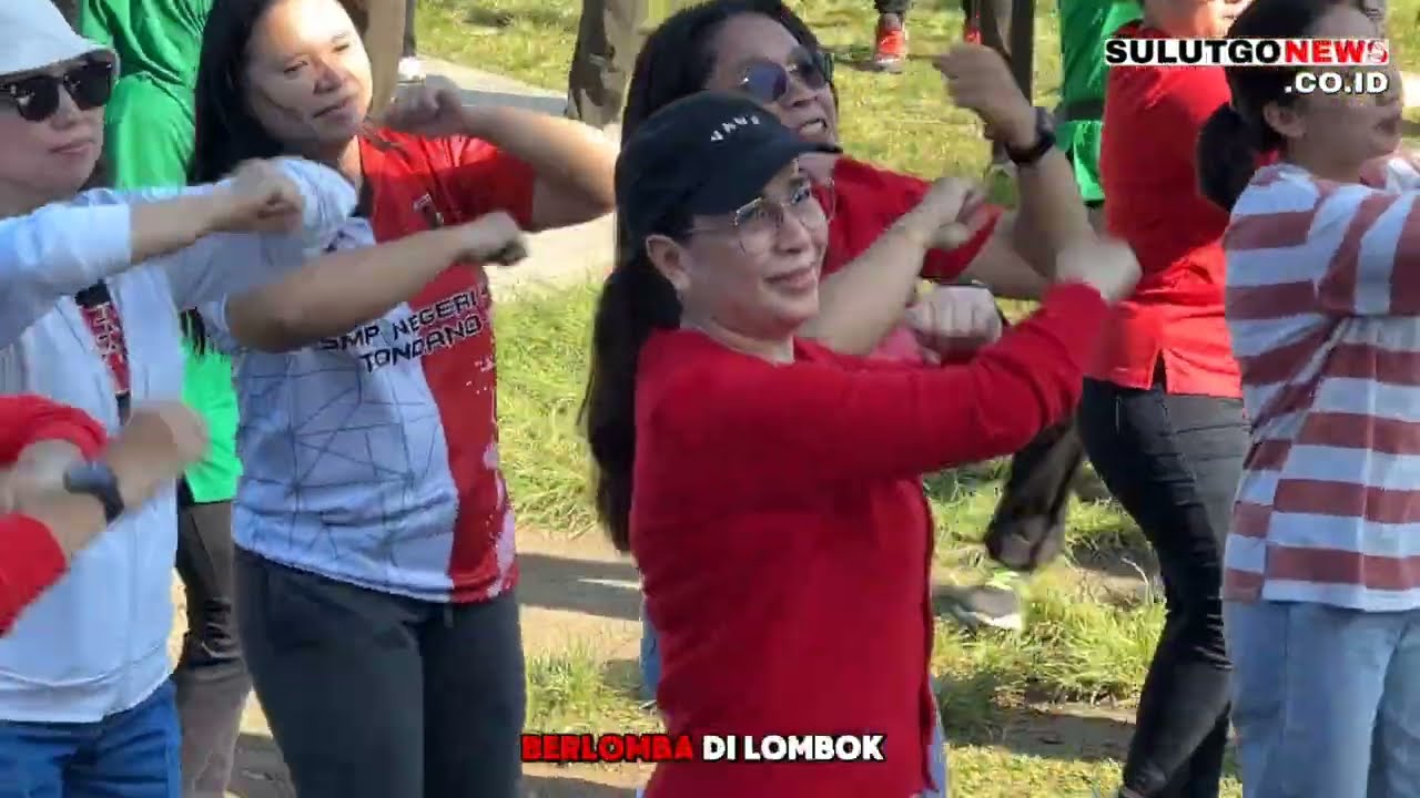 Jalan Sehat Awali Rangkaian Kegiatan HUT Ke- 80 Kemerdekaan Republik Indonesia di Kabupaten Minahasa