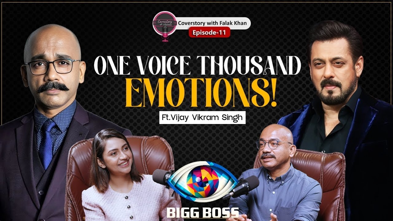 Bigg Boss Voice @vijayvikramsingh6  Secrets, Journey & Bollywood | Podcast with Falak Khan