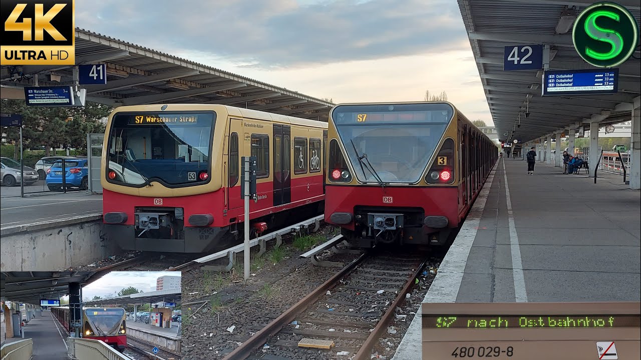S Bahn Berlin BR 480 Toaster Mitfahrt S7 nach Friedrichsfelde Ost