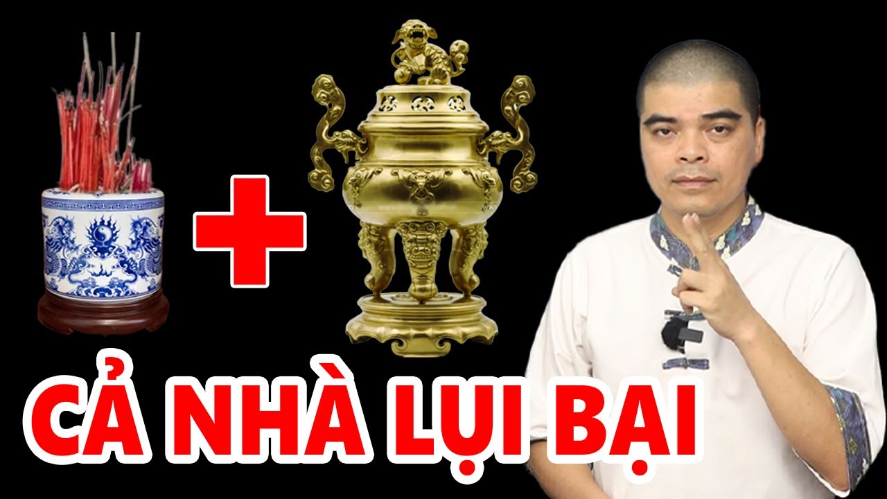 Tuyệt Đối Cấm Thờ 2 Đỉnh Đồng và Bát Hương thế này Kẻo Cả nhà gặp đại hạn, tiền bạc đội nón ra đi!