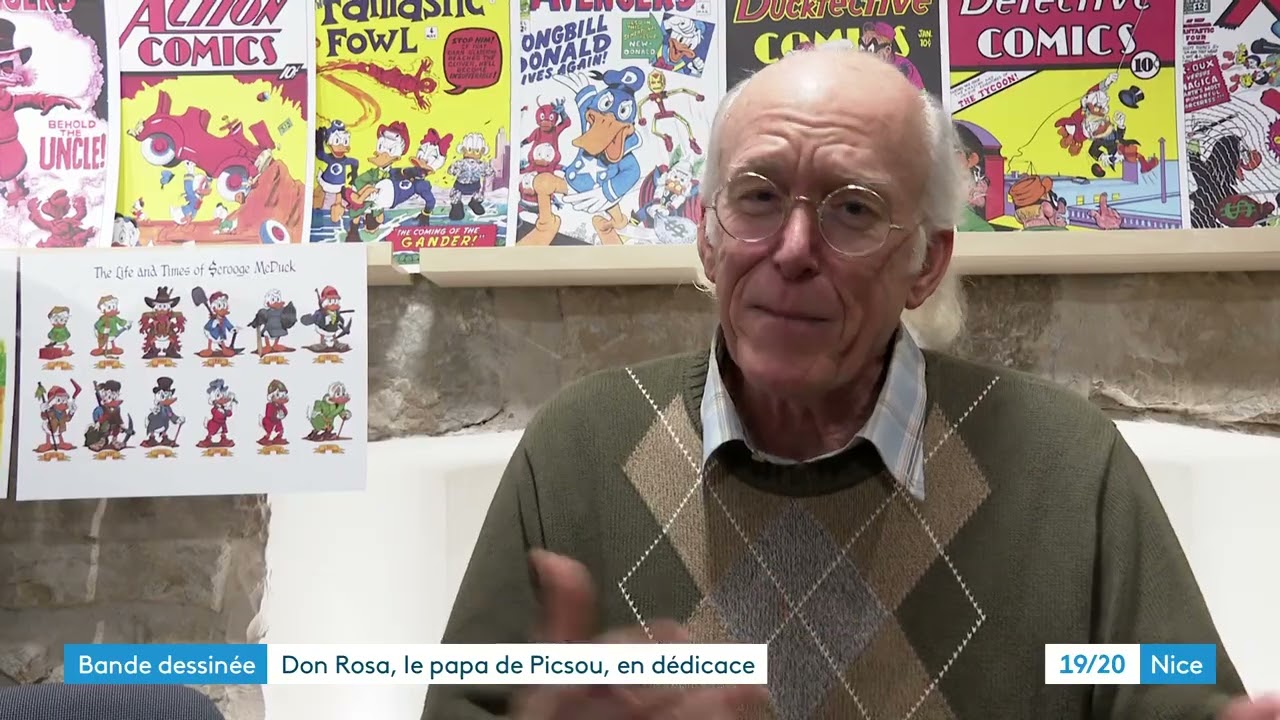 Le dessinateur de Picsou, Don Rosa, rencontre ses fans à Nice