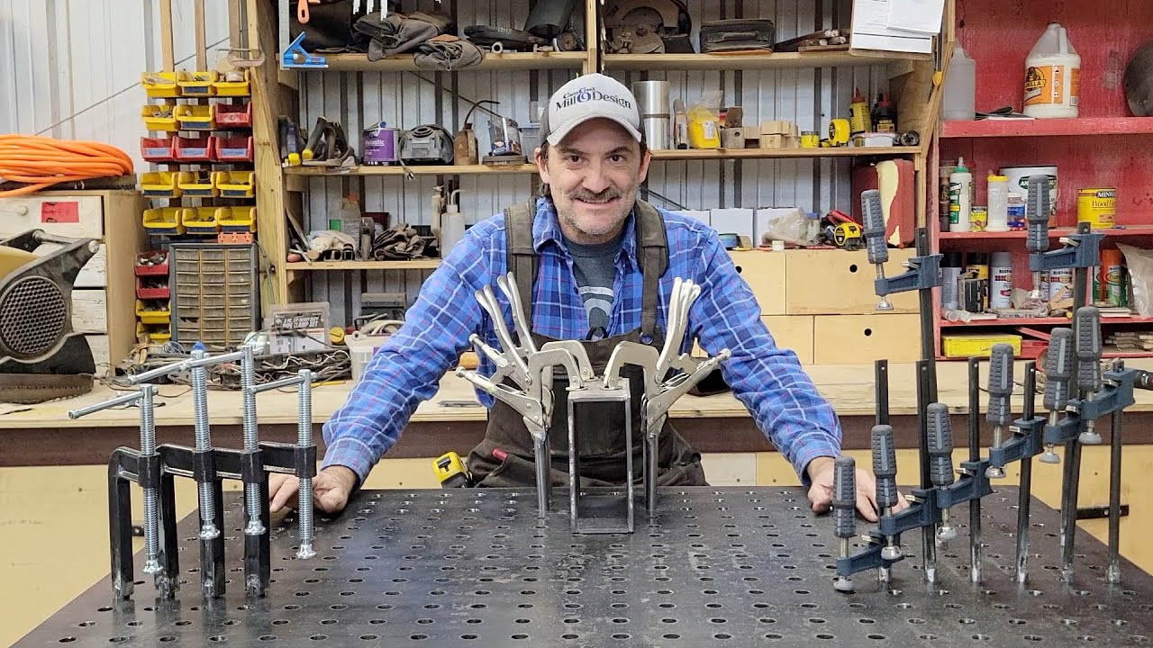 K-man Builds: 3 Cheap and Easy Fixture Welding table clamps