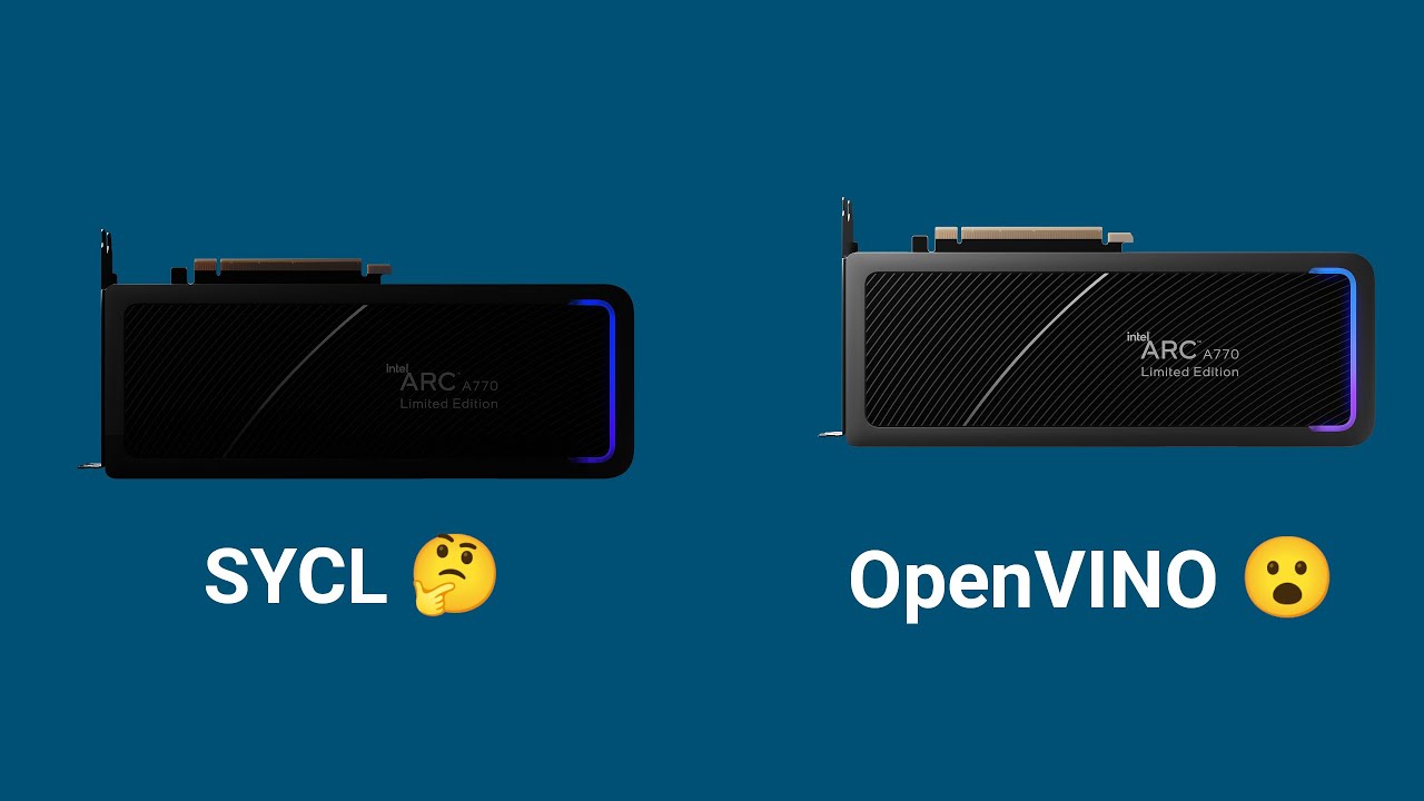 OpenVINO меняет всё для магистров права на процессорах Intel Arc (A770 + B580 + ???)