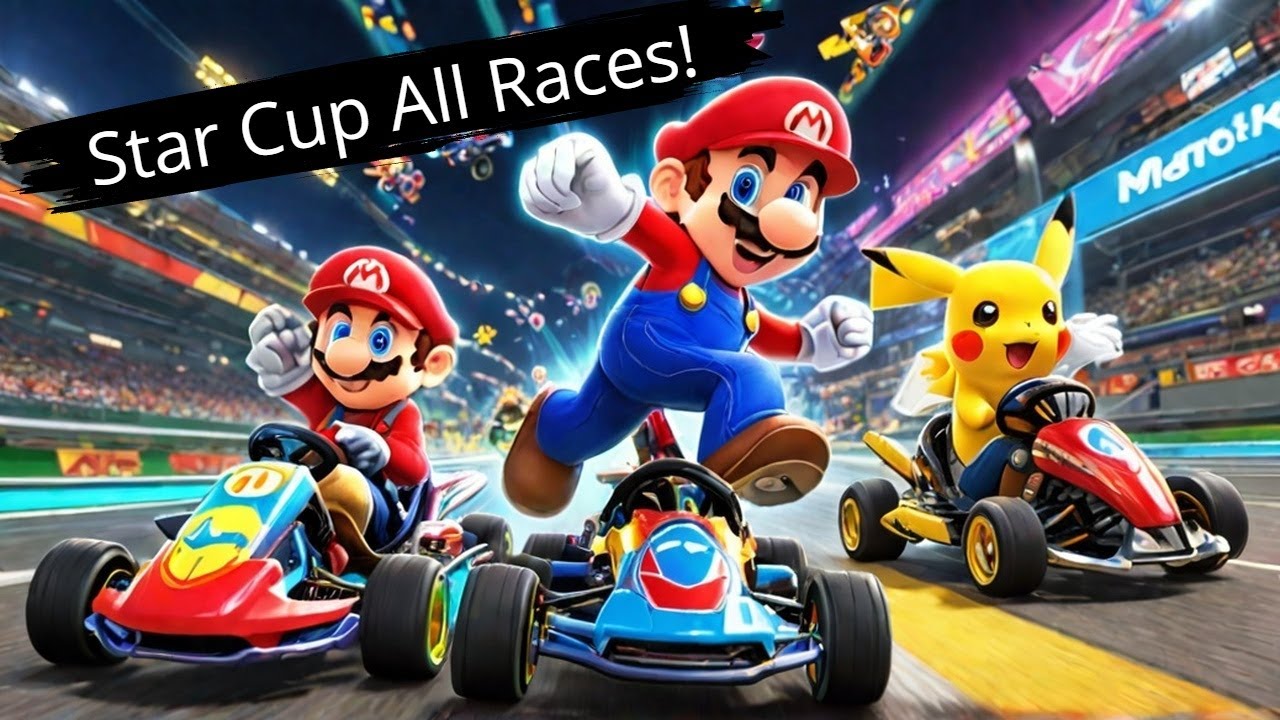 Mario Kart 8 Deluxe | Star Cup All Races! ⭐🏁