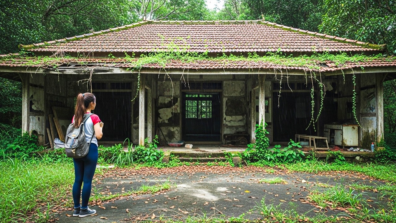 Time-lapse video: Young woman renovates dilapidated, dirty abandoned houses into new homes.