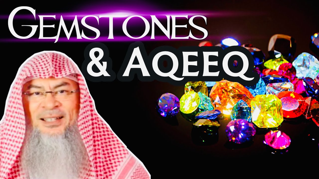 Crystal Gemstones or Aqeeq stones in Islam