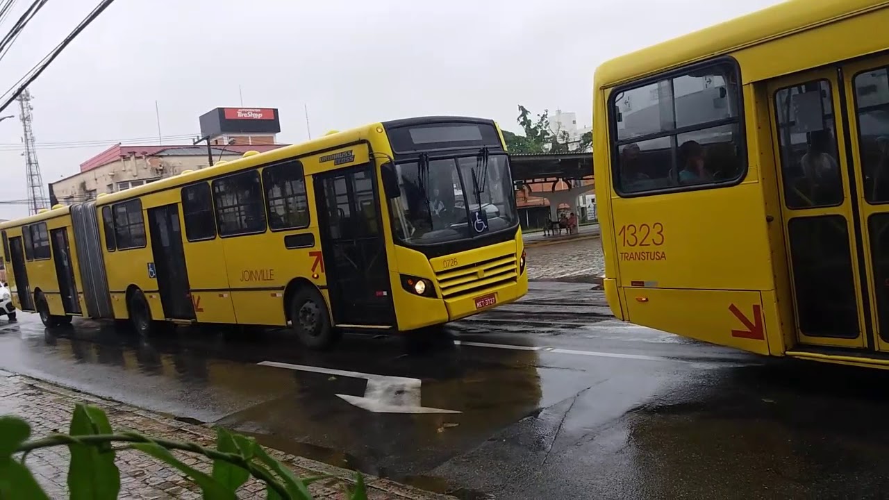 Movimento de Ônibus terminal Norte - Joinville-SC