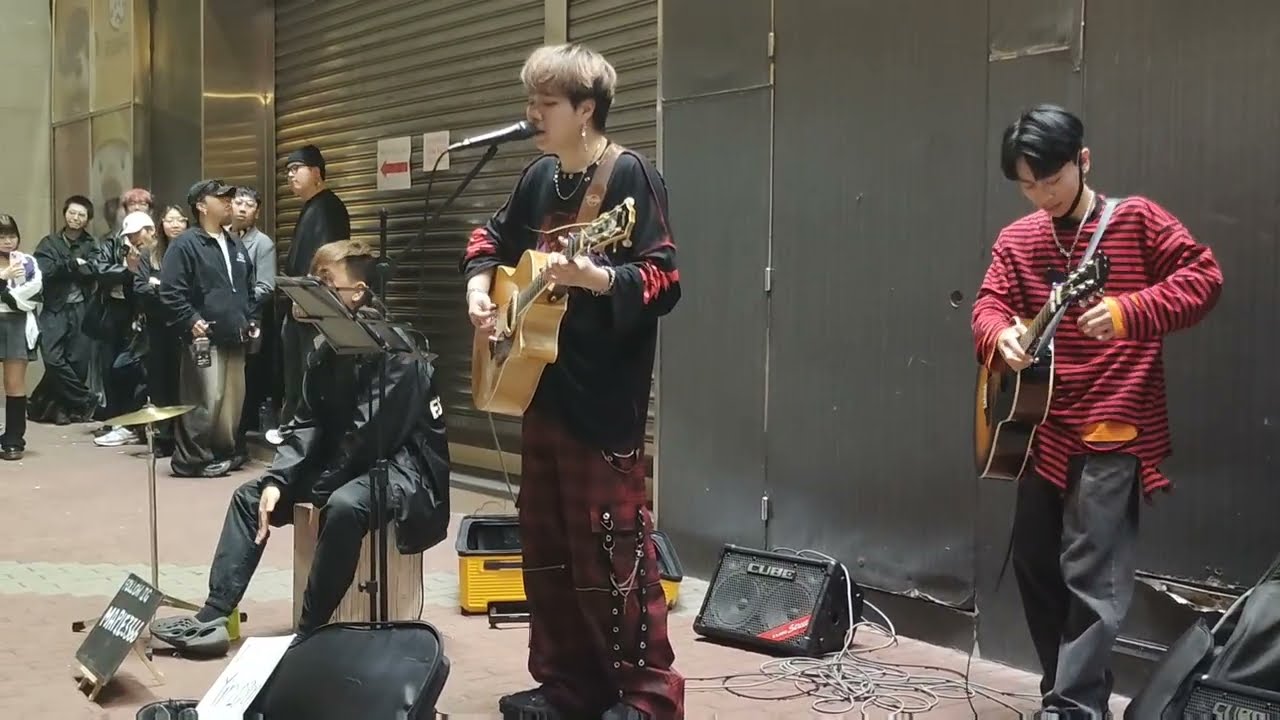 永不失聯的愛 / 說謊者 / 畢竟深愛過 (Cover) @旺角銀行中心E2Busking 2025.02.28