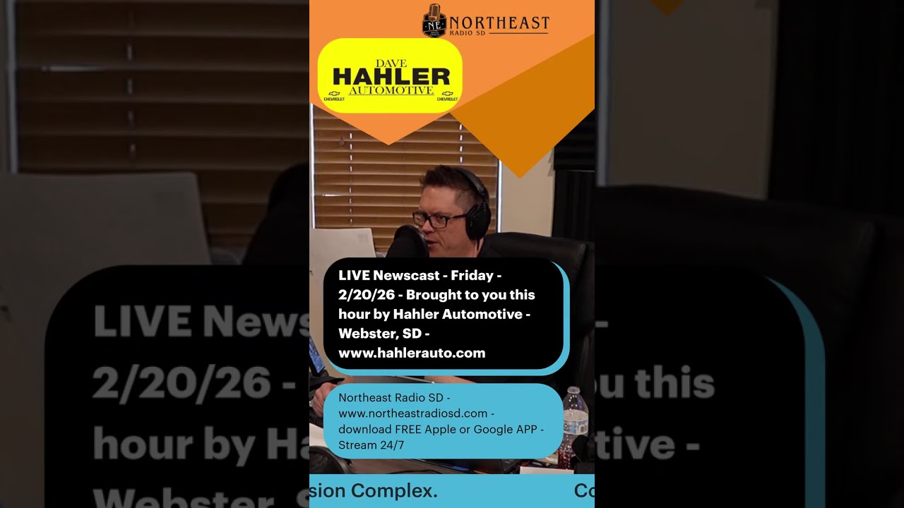 LIVE - Newscast - Friday - 2/20/26 - Hahler Auto -