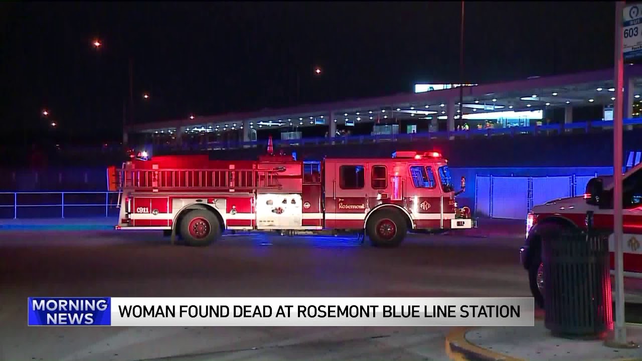 Woman found dead at CTA Blue Line station in Rosemont
