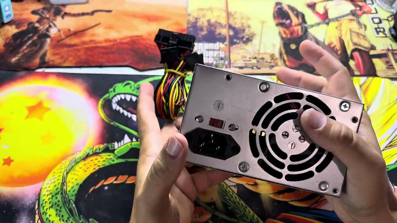 Unboxing/Overview: Fonte ATX 200w C3Tech PS-200v4 melhor custo benefício 