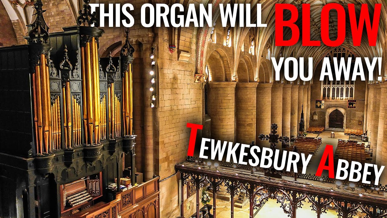 🎵 Incredible Organ Music from Tewkesbury Abbey // Happy Christmas!🎄