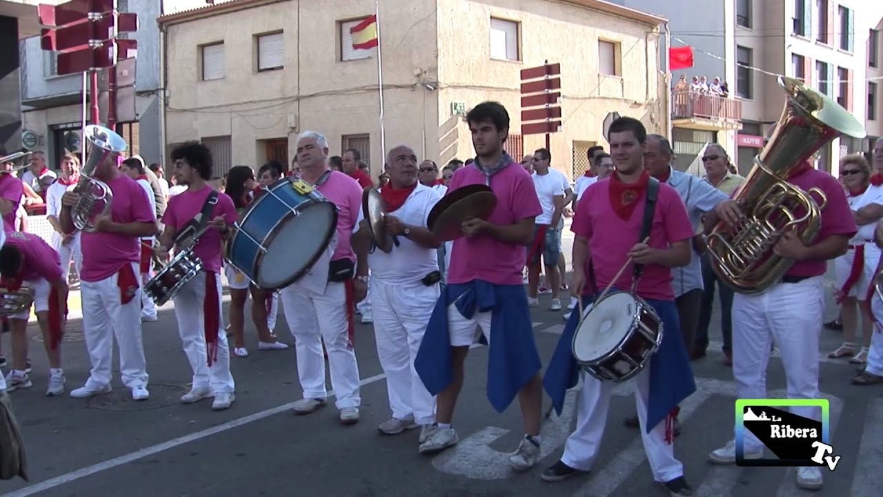 charanga y suelta de vacas en Ribaforada dia 25