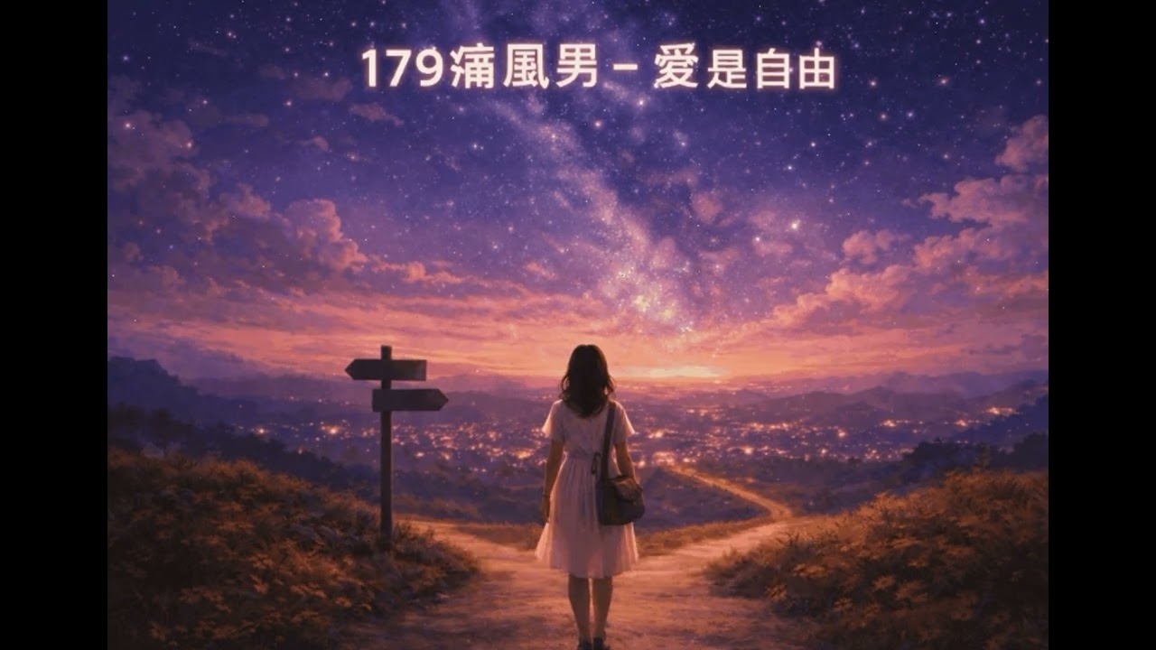 179痛風男-愛是自由『當我懂愛情不是期待遇見誰，才算被成全，也許那時，我會遇見更好的愛』 （動態歌詞）