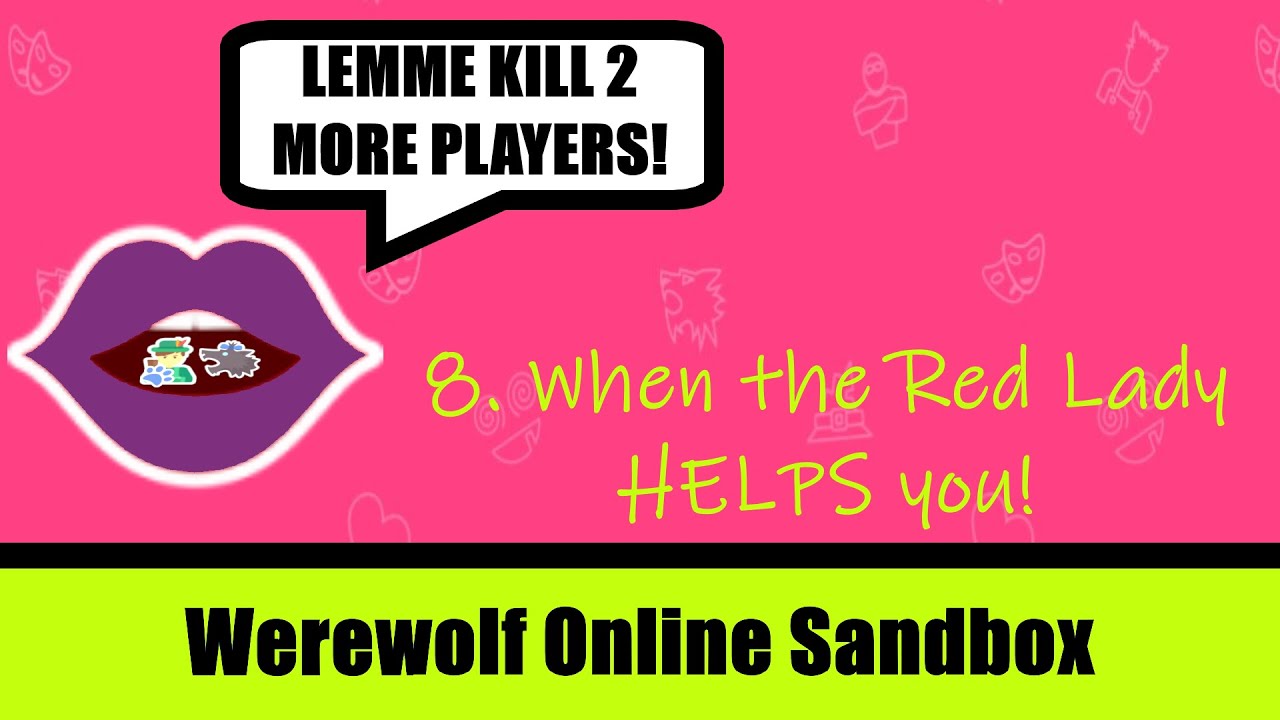 When the Red Lady HELPS you! | Werewolf Online Sandbox 8