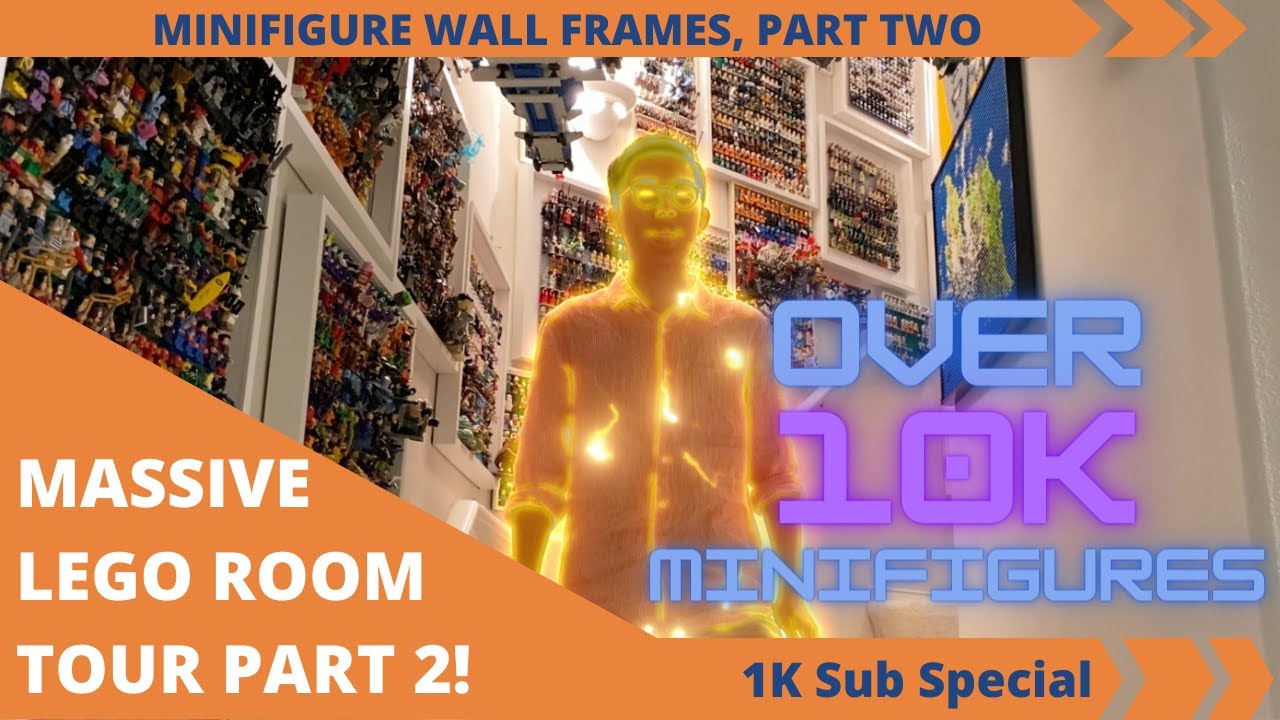 Thousands of LEGO Minifigures on Display! Collection Tour Part Two