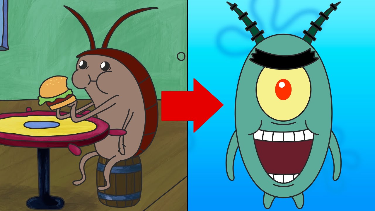 스폰지밥 바퀴벌레 변신시키기 SpongeBob Cockroach Doll Transformation