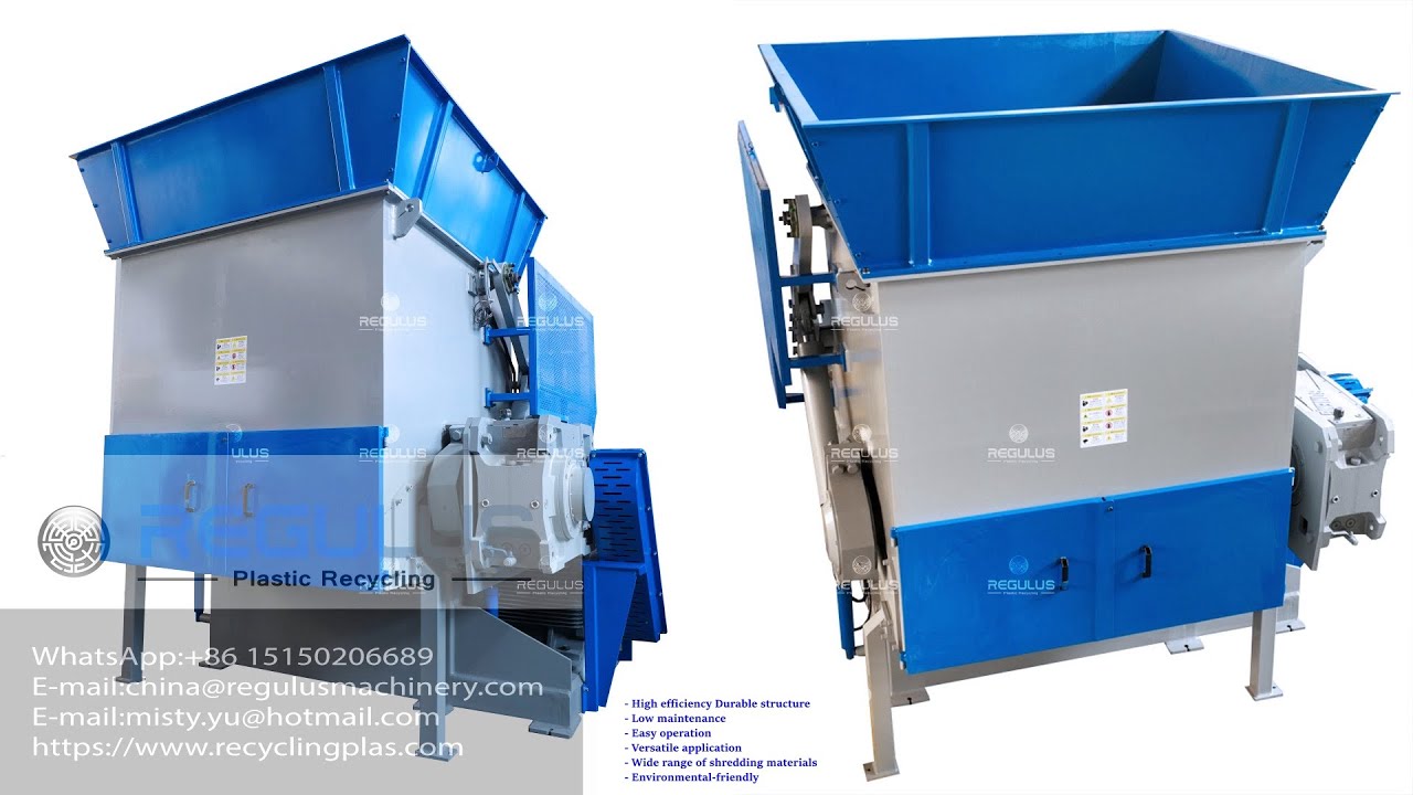 High efficiency Durable structure Swing arm single shaft shredder
