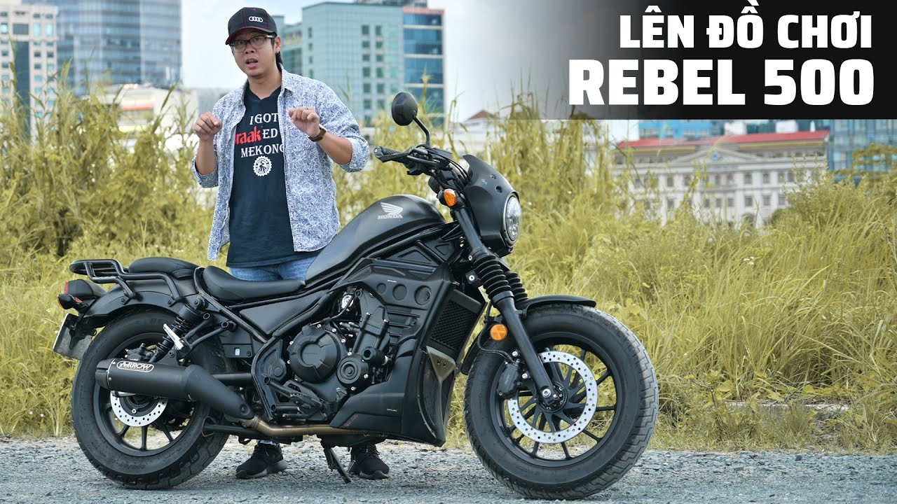 TRÊN TAY Honda Rebel 500 gắn thêm đồ chơi | ngầu và khác biệt