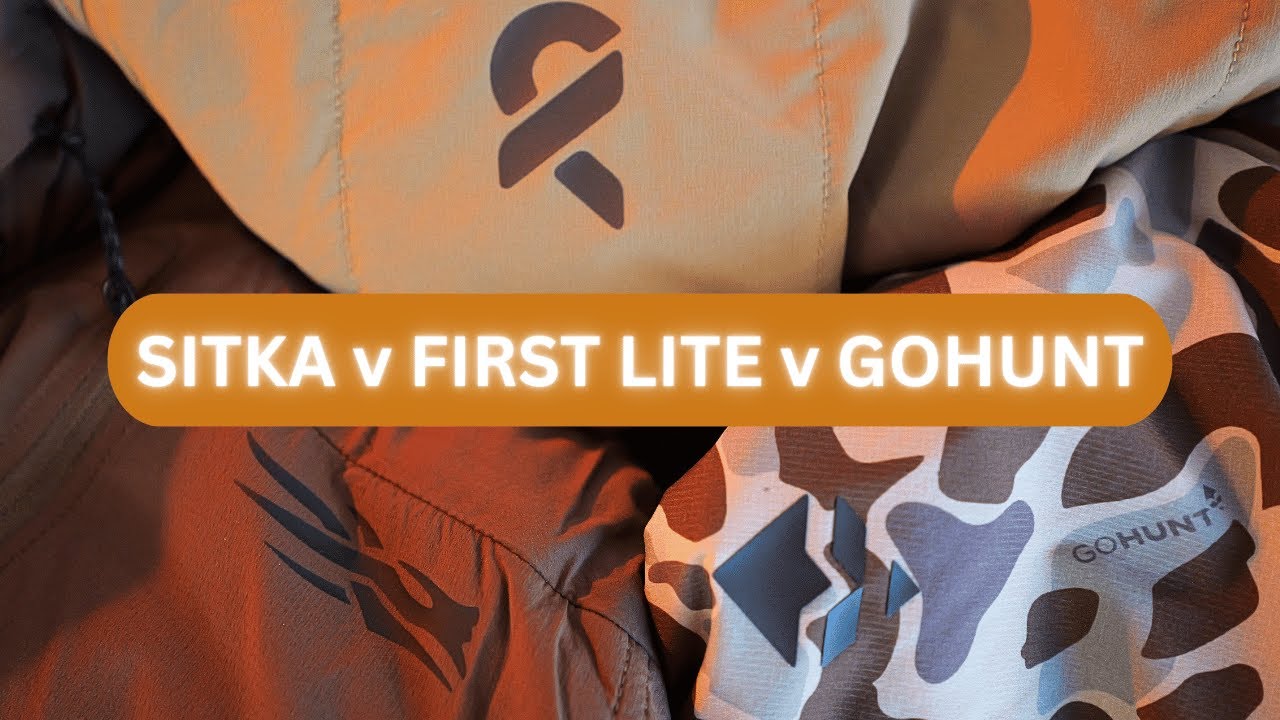 SITKA Ambient vs First Lite Navigator vs GOHUNT Atmosphere | Jacket Comparison