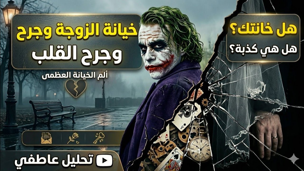 حين  تخون الزوجة… يتكلم الجوكر بوجع الحقيقة#اقوال_الجوكر #joker #حكم