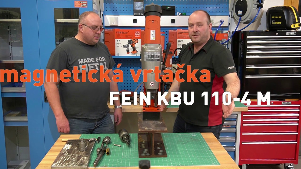 #3 Nejsilnější magnetická jádrová vrtačka Fein KBU 110-4 M