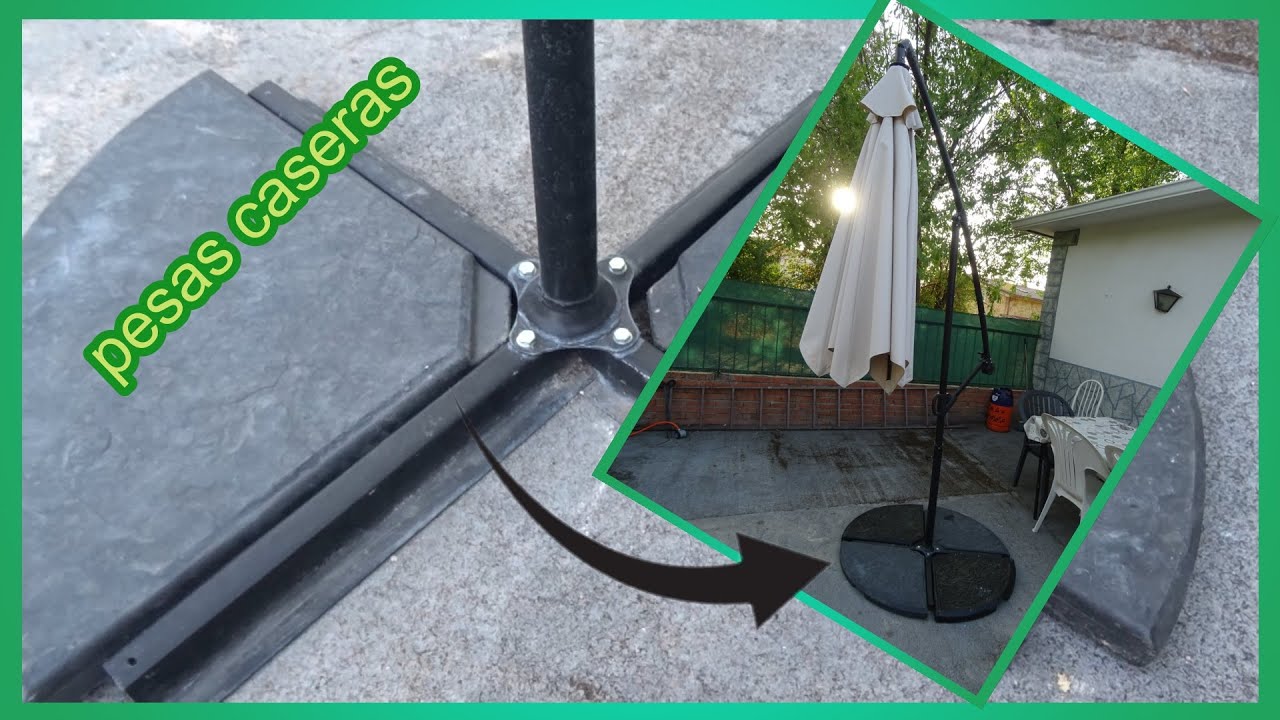 Base para sombrilla casera (ahorrate un dinerito)