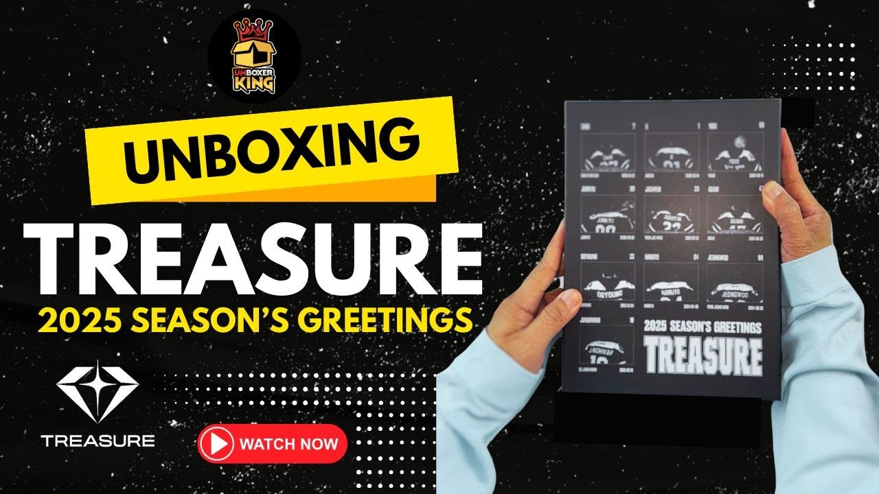 TREASURE 2025 SEASON’S GREETINGS UNBOXING