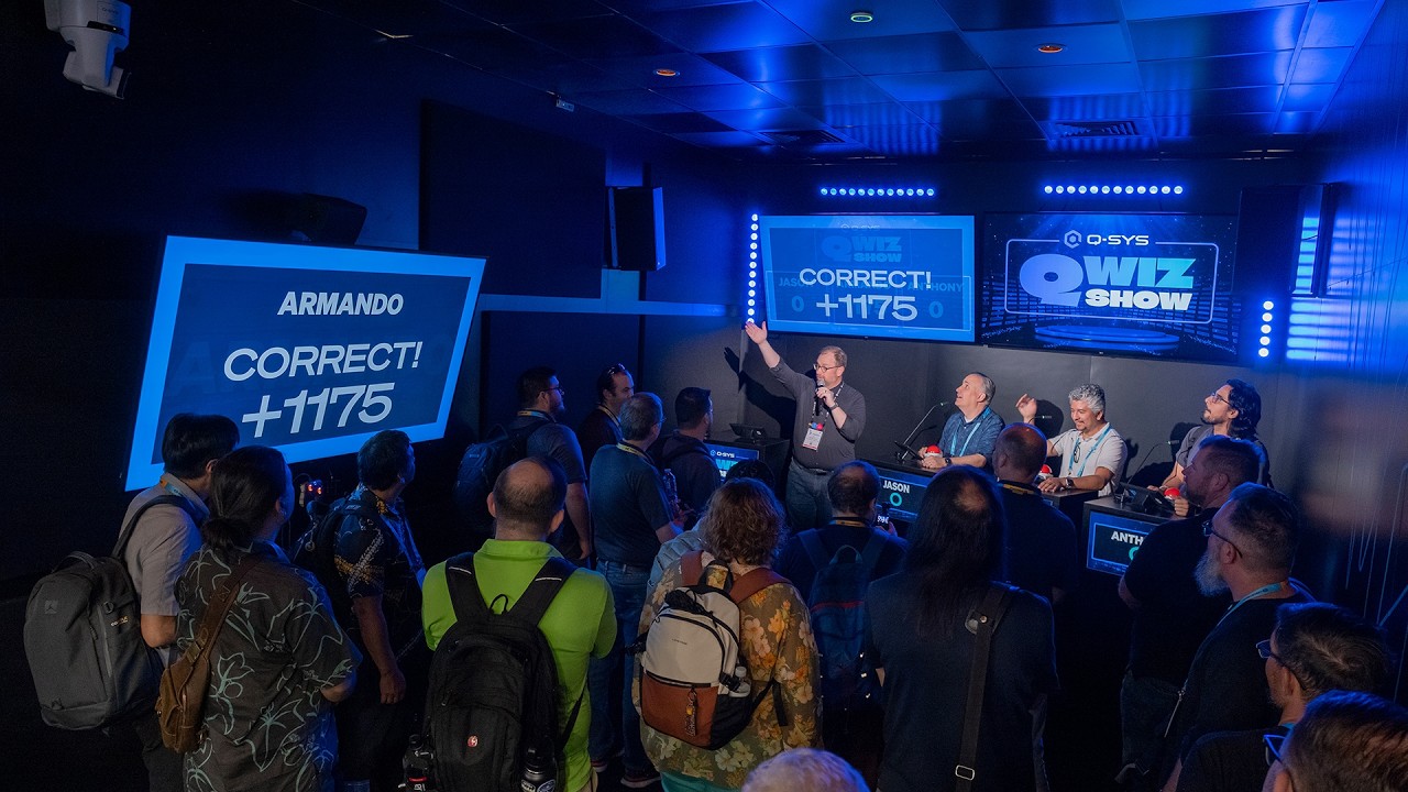 Q-SYS Qwizzing (InfoComm 2026)