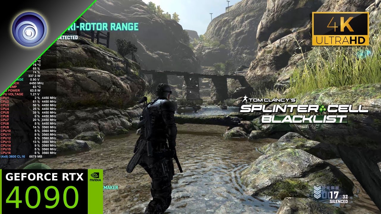 Tom Clancy's Splinter Cell: Blacklist | RTX 4090 4K Max Settings | Ryzen 7 5800X3D