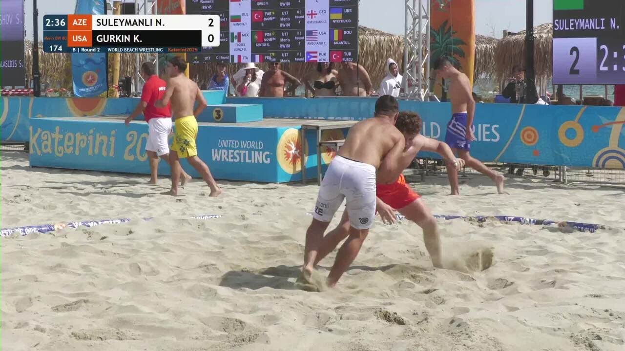Nihad SULEYMANLI (AZE) vs. Kirick Todd GURKIN (USA) &bull; B | Round 2 &bull; Men's BW 80Kg