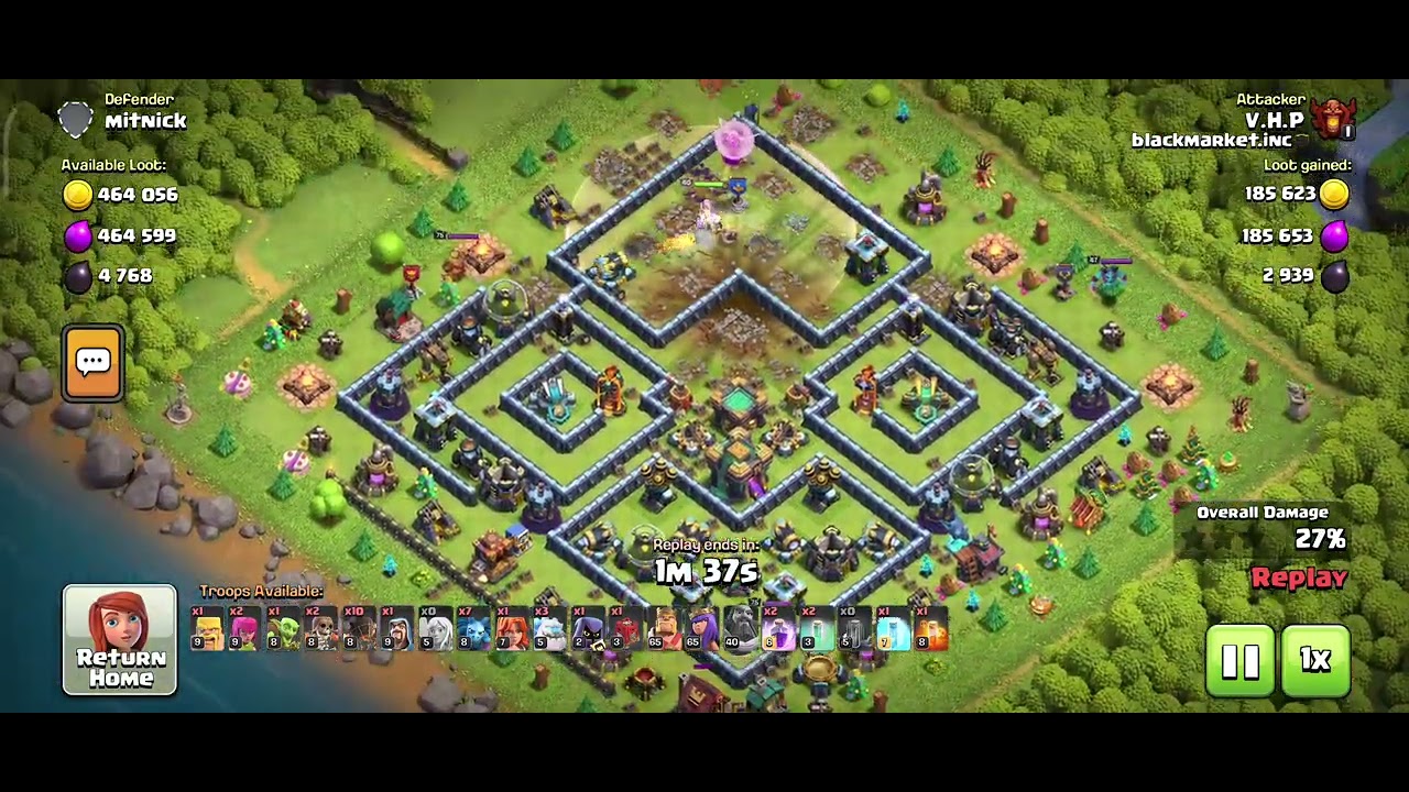 TH12 OP 3 STAR ON TH14 🔥🔥🔥 FIREBALL + ROCKET LOON STRATEGY 🔥🔥🔥