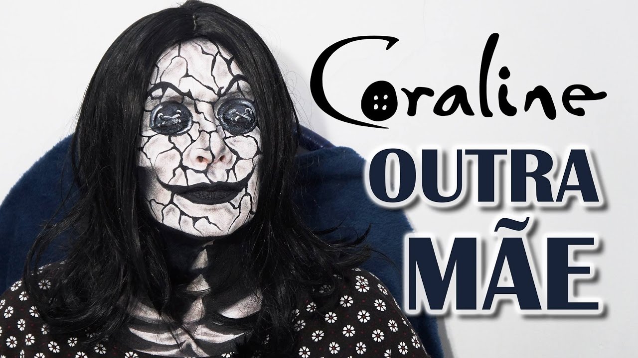 OUTRA MÃE DA CORALINE feat. Minha Mãe | Maquiagem artística (Other Mother)