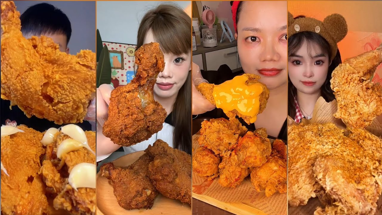 Crunchy Chicken Mukbang 