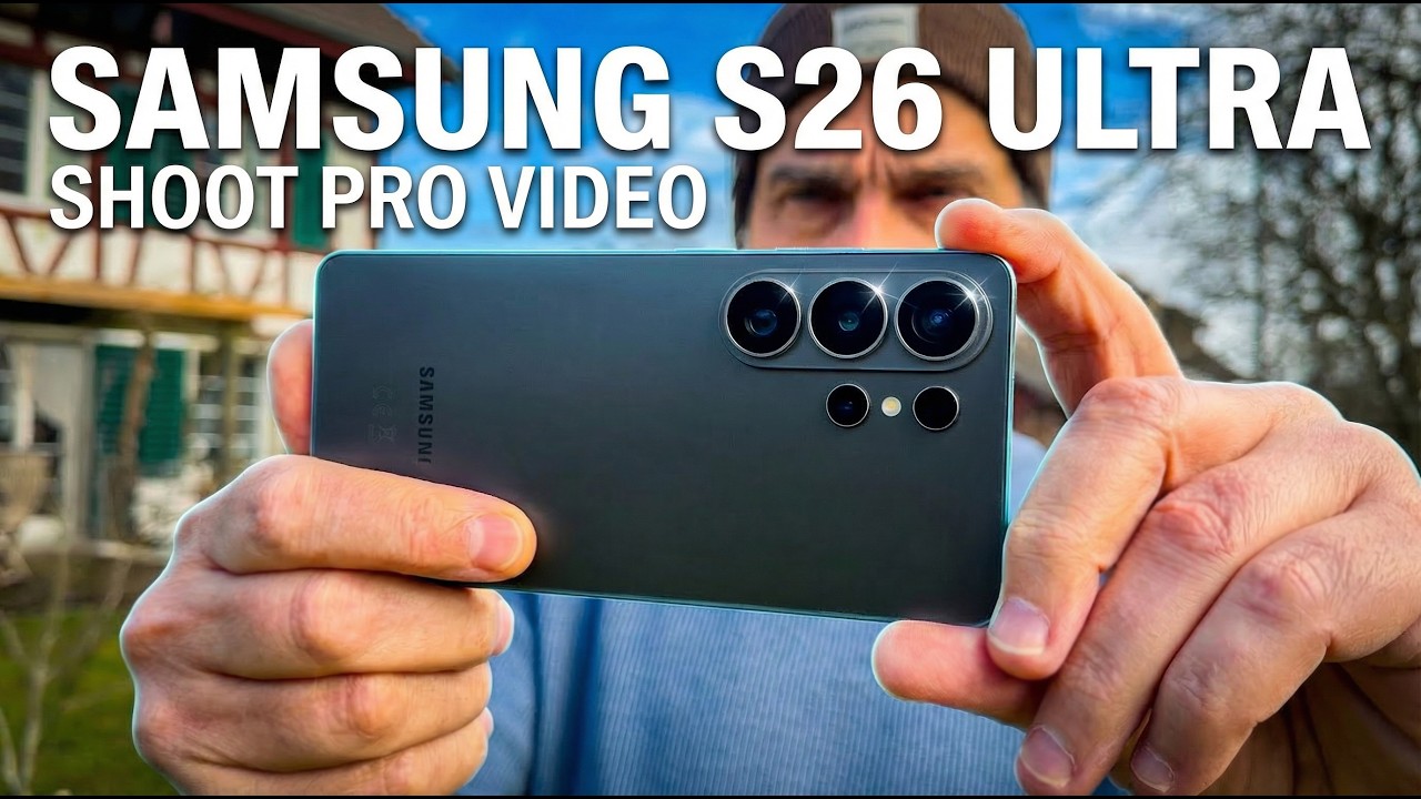 Samsung S26 Ultra for Video - Blackmagic Camera app - APV codec