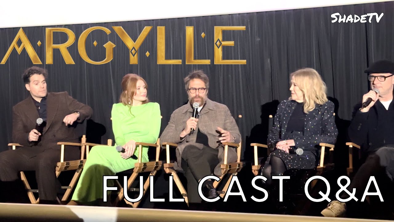 ARGYLLE FULL Cast Q&A - New York feat Henry Cavill, Bryce Dallas Howard, Sam Rockwell & Matt Vaughn