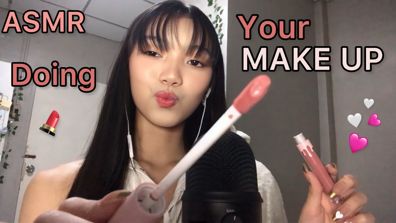 ASMR|Doing Your MAKEUP 💄 (P.3)~asmr elle~
