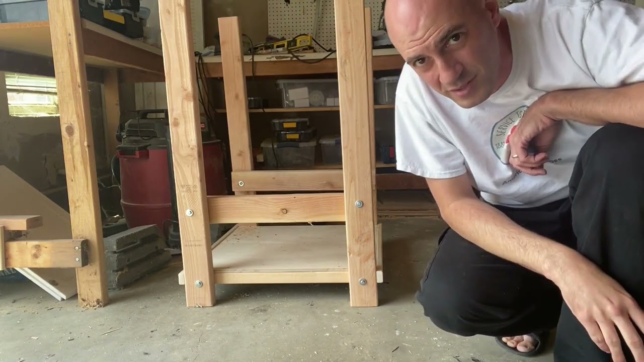 Three level printer stand