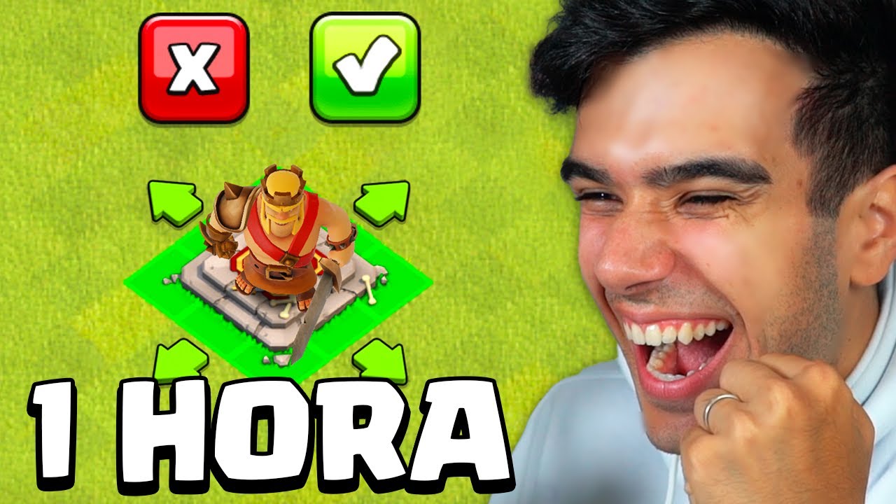 CHEGUEI NO CV7 E LIBEREI O REI BÁRBARO EM 1 HORA! Começando no CLASH OF CLANS