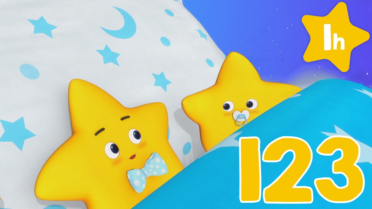 10 Stars In The Bed + More Nursery Rhymes and Kids Songs | Learning ABCs & 123s