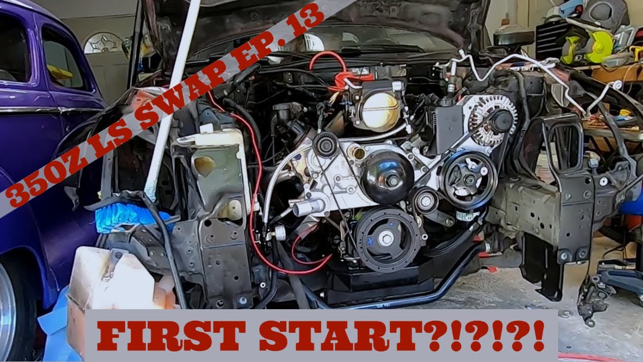 350Z LS First Start - 350Z LS SWAP EP. 13