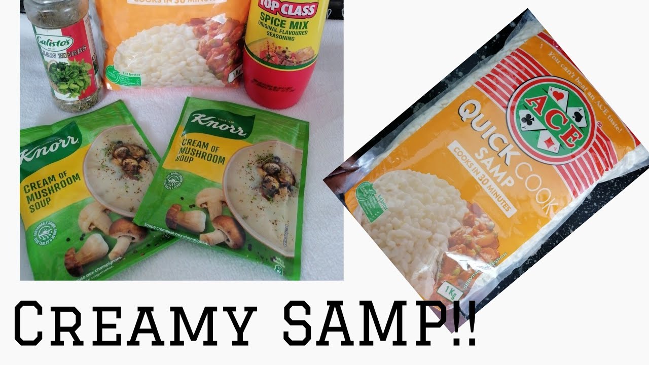 Cooks in 30 minutes  Creamy Samp/South African YouTuber