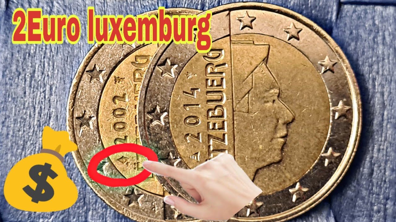 2 Euro moneta rara -2Eurom&uuml;nze luxemburg #fehlpr&auml;gung #m&uuml;nze #2euro #moneta #2eurocomm&eacute;morative