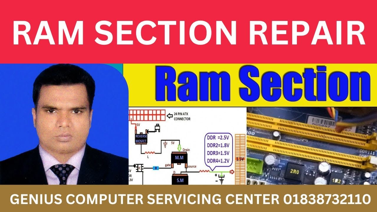 How to Repair Ram section with diagram | Bangla tutorial